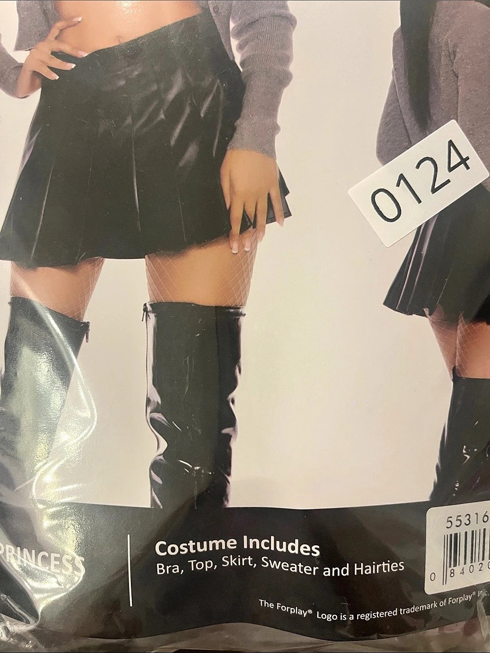 Forplay Pop Princess Set Black & Gray XS/S NWT - Picture 4 of 4